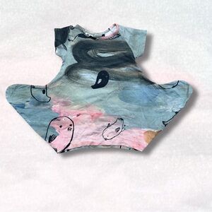 Papu Bird Print Baby Dress